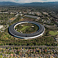 Apple Park Building Apple Inc Headquarters Aerial